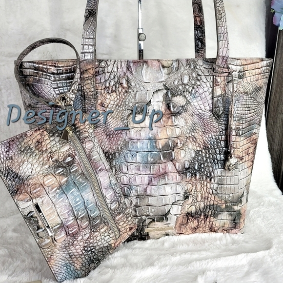 Brahmin Handbags - ✨ BRAHMIN 2 SETDesigner Purse Bag Tote + Wallet Wristlet Pouch NWT Melbourne